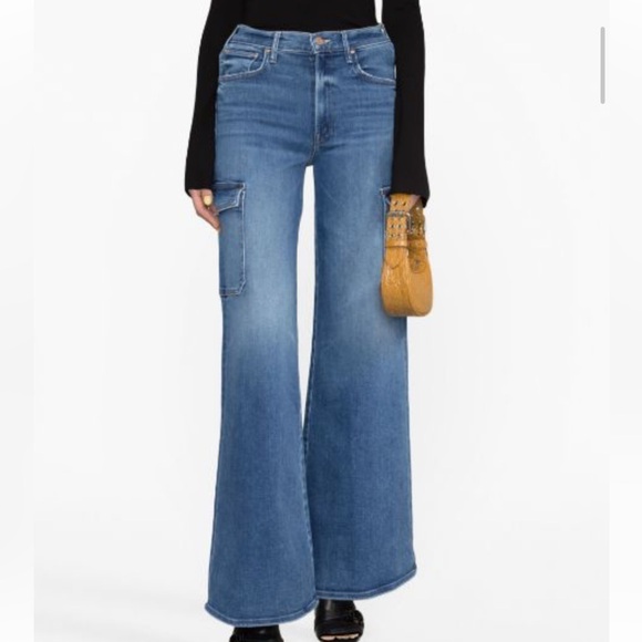 Mother The Undercover Cargo Sneak wide-leg jeans - Picture 7 of 9